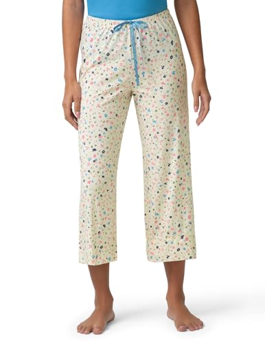 Image of HUE Women's Spring Pajama Separates Soft Whimsical Print Pjs with Flowers, Animals, Garden Themed Pjs, Cocktails