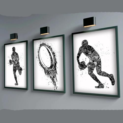 Affiches de football américain pour décoration chambre garçon et dortoir étudiant 60x80cm