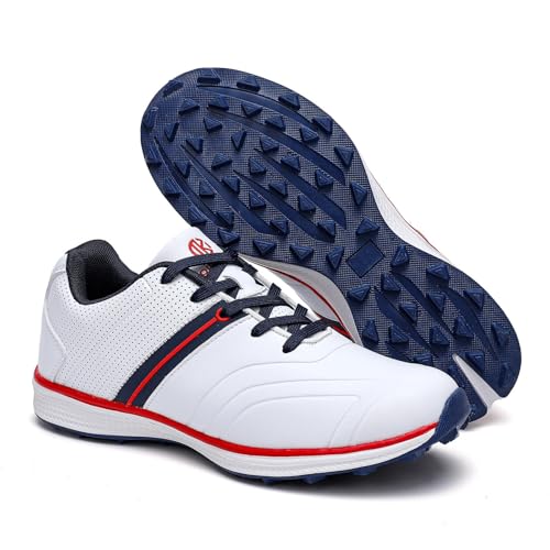 Image of Men's Golf Shoes Professional Spikeless Golfers Training Sneakers