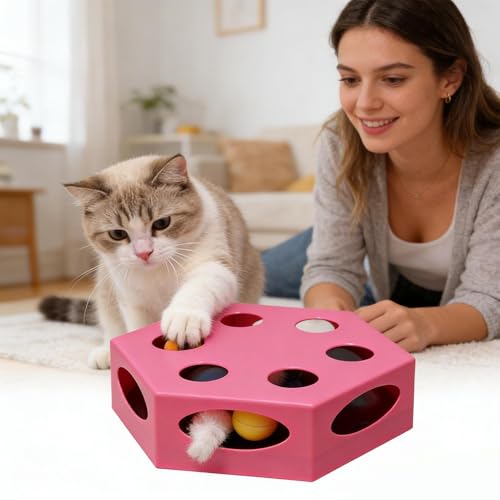 Jouet interactif pour chat au design mobile et finitions durables - 3