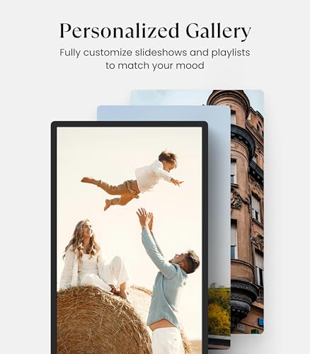 Image of Cozyla Frame: 32 inch WiFi Digital Picture Frame with Large Display - No Subscription & Unlimited Storage, Support Long Video, Electronic Photo Frame for Gift, Share via Google Photos, App, Email, Web