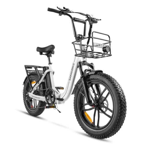 Samebike 20 Bicicleta Eléctrica Plegable, Motor 250w Autonomía 70km, 7 Velocidades, Frenos De Disco Delantero Trasero, Pantalla Lcd Para Adultos Bicicleta Eléctrica Ciudad Y Montaña White Samebike 20 Bicicleta Eléctrica Plegable, Motor 250w Autonomía 70km, 7 Velocidades, Frenos De Disco Delantero Trasero, Pantalla Lcd Para Adultos Bicicleta Eléctrica Ciudad Y Montaña White