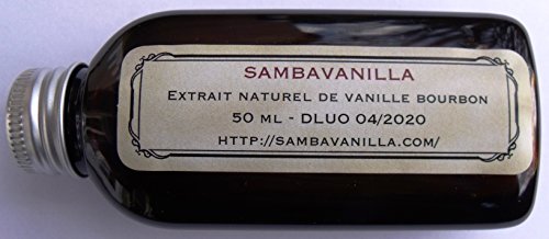 Extrait naturel de vanille bourbon de Madagascar x 50 ml