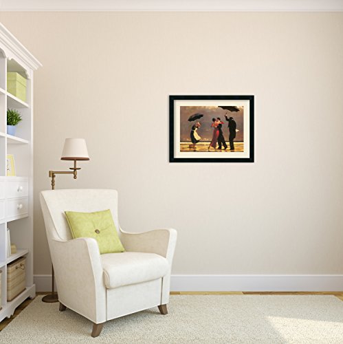 Framed Art Print, 'The Singing Butler' By Jack Vettriano: Outer Size 24 X 19" #TOP6