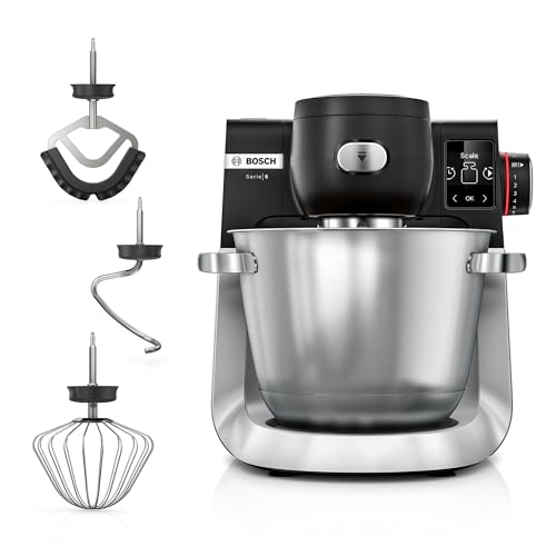Bosch Series 6 MUMS6ZM00G Stand Mixer, 1600W, Black/Silver