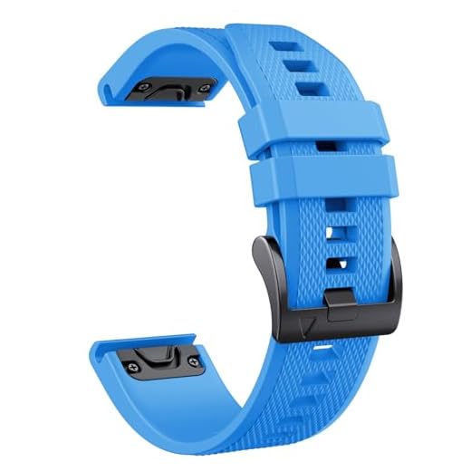 NotoCity Compatible con Correa Garmin Fenix 5 / Fenix 5 Plus / Fenix 6 / Fenix 6 Pro / Forerunner 935 / Forerunner 945, Easy Fit 22 mm Pulsera Fitness de Silicona, azul
