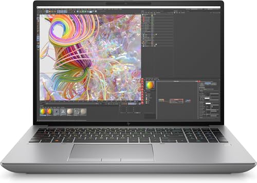 Image of HP ZBook Fury 16 G9 16” FullHD+, i9-12950HX, NVIDIA RTX A3000 12GB, 2TB PCIe Gen 4.0x4 NVMe, 64GB DDR5, SD & Smart Card Reader, vPro, WIFI 6E & BT 5.2, UK Backlit Keys Windows 11 Pro (Renewed)