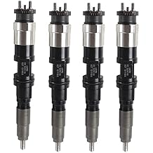 4pcs Fuel Injector 095000-6491 095000-6490 0950006492 Compatible with John Deer D7430 Engine