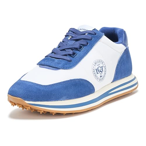 Lacoste Men's L-Spin Sneaker, Navy/White, 9.5