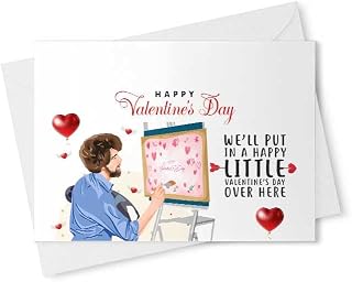 Cute Bob Valentine/Galentine Card - Romantic Card, Cute Love Card, Funny Valentines Day, Greeting Card, Love, Funny Love [00067]