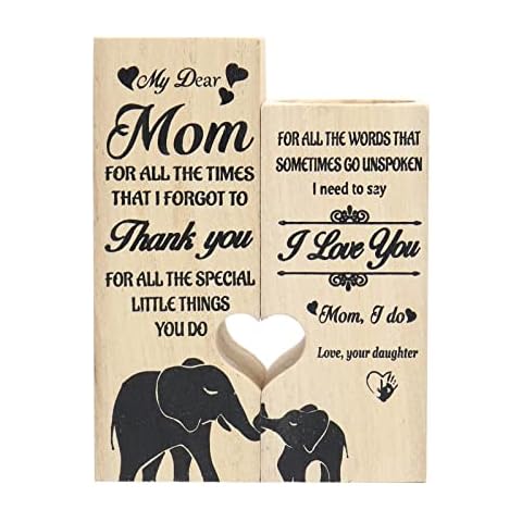 Mom Gifts, to My Mom Candle Holder, Gift for Dear Mom - Mother's Day Birthday Anniversary Christmas (Mom Gifts from Dughter) Cover