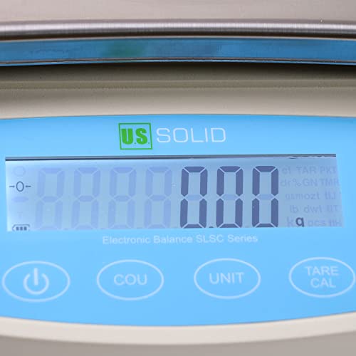 U.S. Solid Balance de précision RS232 avec interfaces USB 5000 g 0,01 g