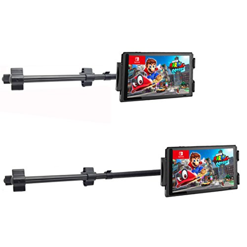 Chargercity Premium Center Extension Car Seat Headrest Mount W/ Universal Tablet Cradle Holder For 7-10" Screen Ipad Air Pro 12.9 Mini Galaxy Tab Surface Pro Switch Smartphones (Not For Tesla & Blueray Players) #TOP3