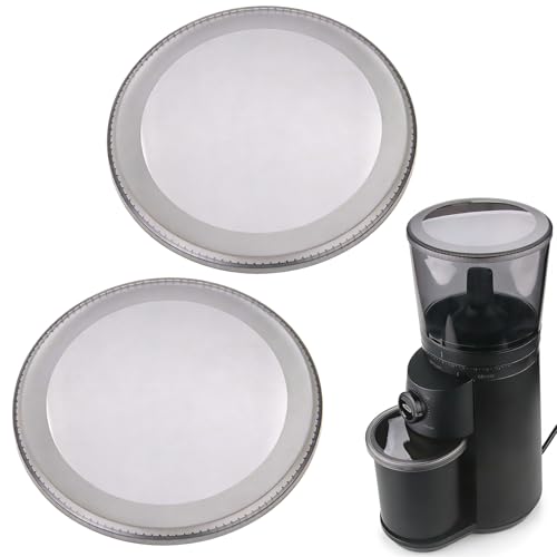 container lid for OXO Conical Burr Coffee Grinder,conical burr compatible with OXO coffee grinder,Top Lid for 8717000 and 8722600,Sturdy, Wear-resistant (2 Transparent gray)