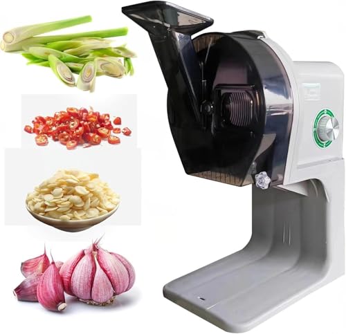 Cortador eléctrico de verduras con cuchilla ajustable de acero inoxidable