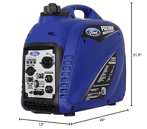 Ford FG2300iS 2300W Silent Series Inverter Generator, Blue - Image 4