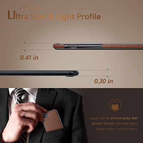 LOHASIC for iPhone SE 3 Case, for iPhone 8 Case, for iPhone 7 Leather Case Slim Premium PU Soft Back Cover Protective Cases Compatible with iPhone 7/8/SE 2022 [3nd Generation] - Brown