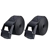 JEELAD 荷締めベルト 荷締バンド タイダウンベルト 固定バンド 幅25mm 梱包 荷物固定 多用途 引越し 積載 自動車 バイク 運搬用 地震対策グッズ