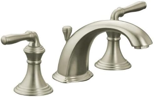 Devonshire 8 in. Widespread 2-Handle Low Arc Bathroom Faucet in Vibrant Brushed Nickel