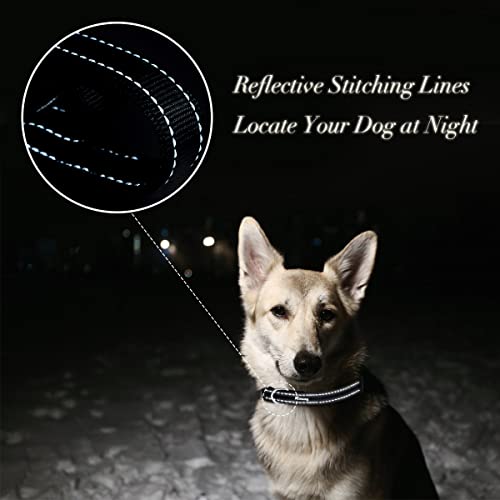 Personalized Dog Collar Adjustable Dog Collar Fadeproof Custom Embroidered With Pet Name And Phone Number, 11 Thread Color Options For Boy And Girl Dogs #TOP2