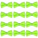 Men's Bow Tie Wholesale 12 Pack Pre-Tied Formal Tuxedo Bowties Wedding Solid Ties