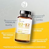 HOWARD & JAMES Vitamin D3 4000iu Plus Vitamin K2 100ug 120 High Strength Vegetarian Tablets - Image 5