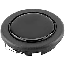 Universal Car Steering Wheel Horn Button, Steering Wheel Horn Button Switch Replacement for DIY Car Speakers Bells Horn, Black