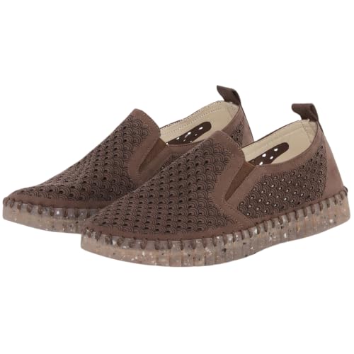 Image of Ilse Jacobsen HORNBAEK Women's Tulip Slip-On Flat | Elastic Side Panels | Lightweight Flexible Comfort.