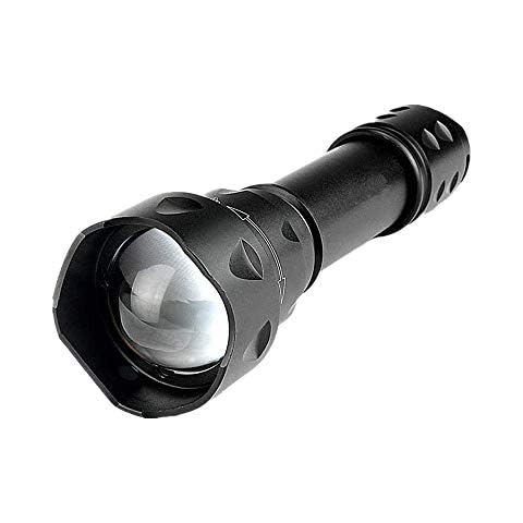 WindFire T20 IR Torch, Zoomable 850nm Infrared Illumination Hunting Flashlight, 38mm Lens Infrared Light Night Vision LED Tactical Torch for Night Vision, Hunting Cover