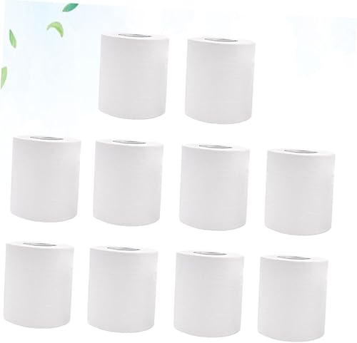 Miniatura 2 de Healeved 10 rollos de toallas de papel en papel de baño a granel papel higiénico papel higiénico a granel Pulpa de madera Papel espesado Papel de