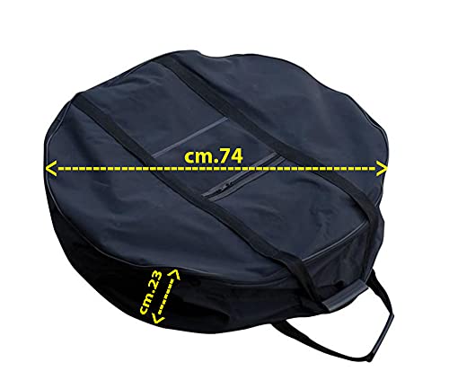 Porta Ruota di Scorta Borsa Copriruota Media 74x23 cm per Auto Bagagliaio