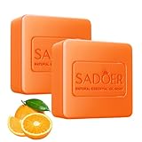 2 PCS Feste Seife Stück Duschseife 100g, Naturseife Handgemachte Seife Fest Duftseife Feste Seifen...