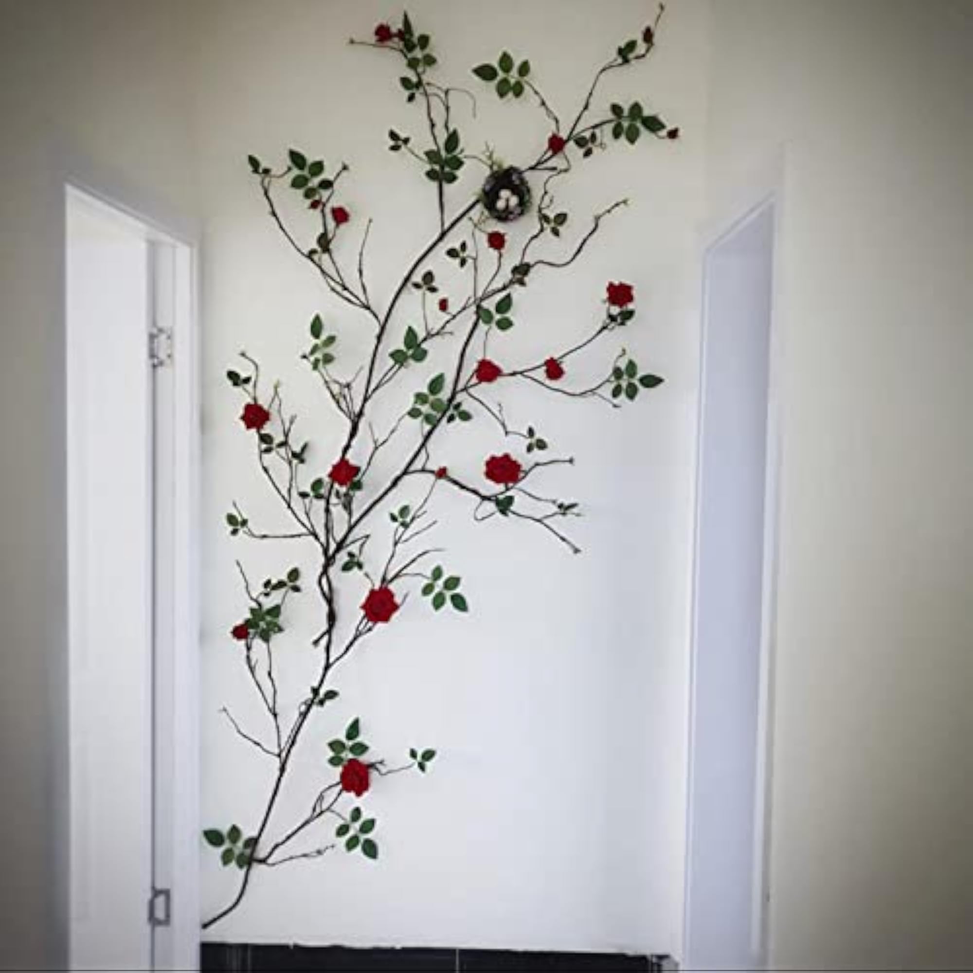 Simulated Rattan 300cm Flower Bendable Artificial Tree Branch