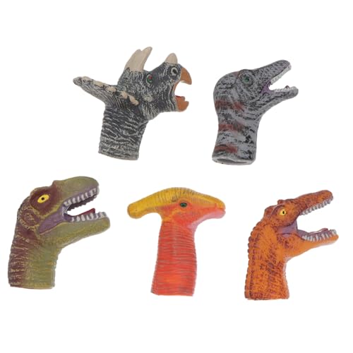 SEWACC 5個 恐竜指 たち 柔らかい 指の の のおもちゃ フィンガーカバー 指 のおもちゃ 指の のおもちゃ 指のおもちゃ 赤ちゃんのおもちゃ 指遊び