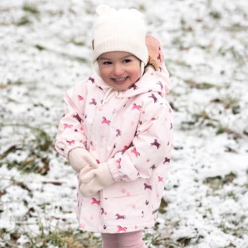 Image of JAN & JUL Waterproof Fleece Lined Rain Jacket, Raincoat for Toddlers and Kids