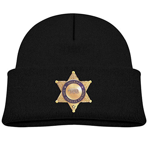 DJEFRSS Los Angeles County Sheriff Logo Baby Winter Hat Toddler Infant Beanie Hat Warm Soft Knit Hat for Boys Girls