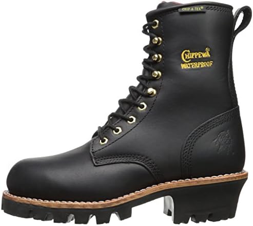 Chippewa Women's 8" Waterproof Insulated Steel Toe EH L73050 Logger Boot,Black,8.5 M US | Image 7
