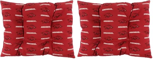 Image of College Covers NCAA Rocker Pad Chair Cushion, Arkansas Razorbacks (Pack of 2)