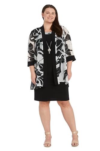 Image of R&M Richards Women's Clementine Noir Ensemble