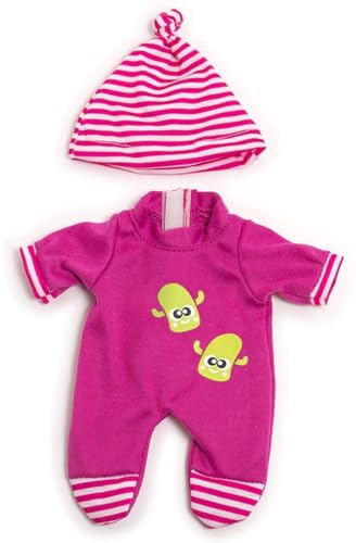 Miniland Pijama Frio ROSA 21CM Cold Weather Pyjamas for 21 cm Dolls 31672, Pink