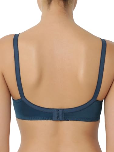 Image of Triumph Claudette Classics Women Bra Non Wired, Non Padded Cups with lace Full Coverage, Cut & Sew Soft and Breathable Fabric All-Day Comfort Pack of 1