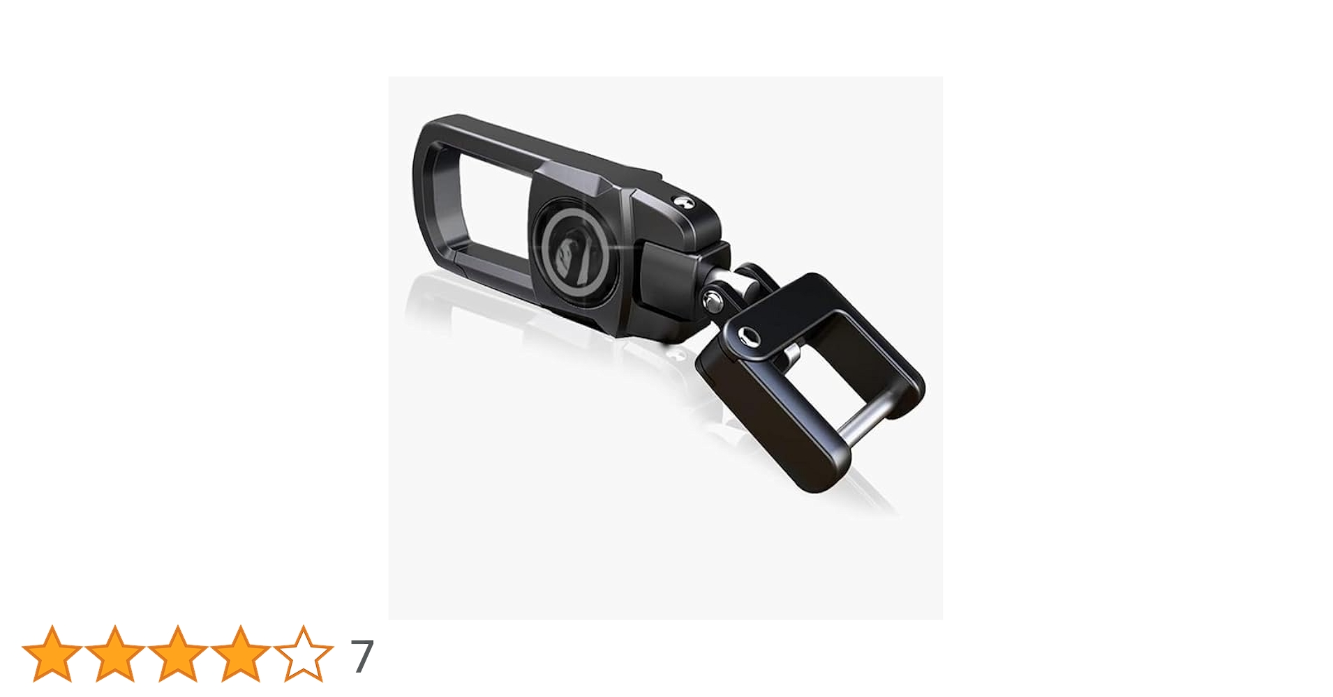 Iconic Keychains Tata Premium Metal Car Keychain, Black