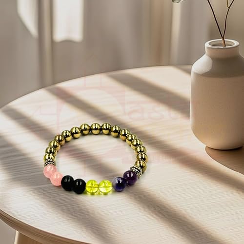 Image of Certified Crystal Bracelet | 8mm Beads | Stretchable Healing Bracelet | Bracelets for Men and Women |