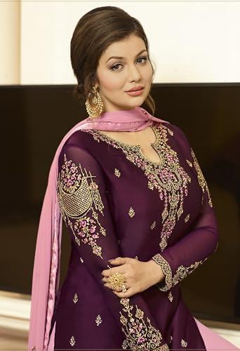 Indian/Pakistani Eid Ramzan Party Wear Wedding Wear Sharara Style Salwar Suit for Women4