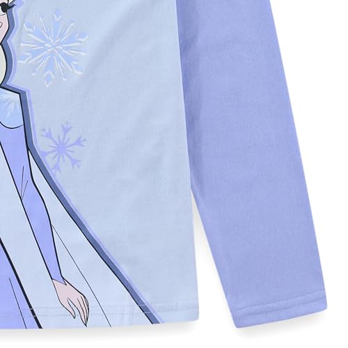 Image of Disney Lilo and Stitch Frozen Minnie Mouse Princess Girls Long Sleeve Shirt and Pants Set for Infant to Big Kids
