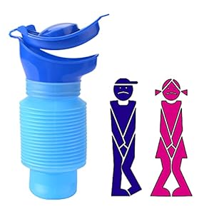 AIBAOBAO Urinflasche, tragbare mobile Toilette, Urinflasche, wiederverwendbar, männlich, weiblich, auslaufsicher…
