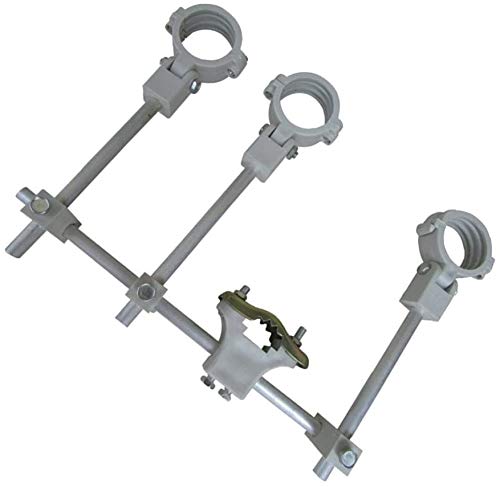 Finesdear LNB Bracket LNB Holder Hold Up to 4 Ku Band LNB