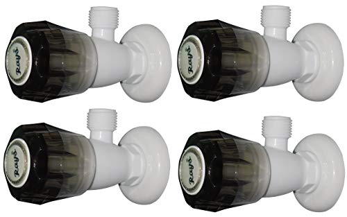 Image of Ray tech Angle Valve Water tap for Bathroom Kitchen & Garden Bathroom Faucets Taps and Faucet Angular Stop Cock Wash Basin for Geyser Tap