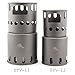 TOAKS Titanium Small Collapsible Wood Burning Stove – Ultralight, Compact & Durable for Backpacking, Camping, and Survival