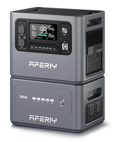 Image of AFERIY 4096Wh Portable Power Station,P280 Generator with 1 Extra Battery